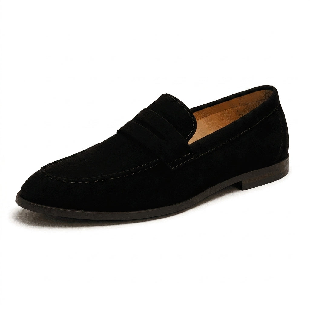 Hombre Mocasines con Antifaz y Costura en la Puntera