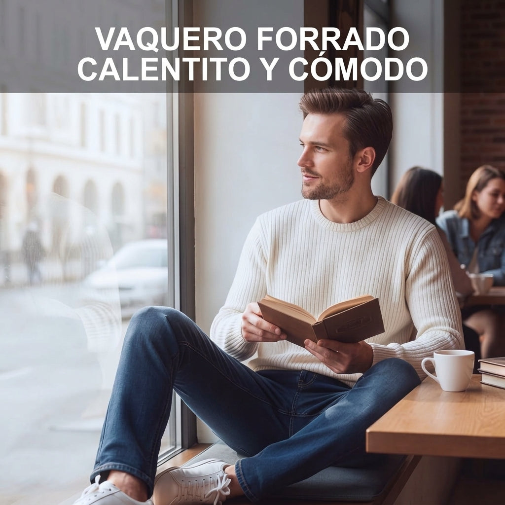 Marco vaquero forrado de hombre, calentito y cómodo