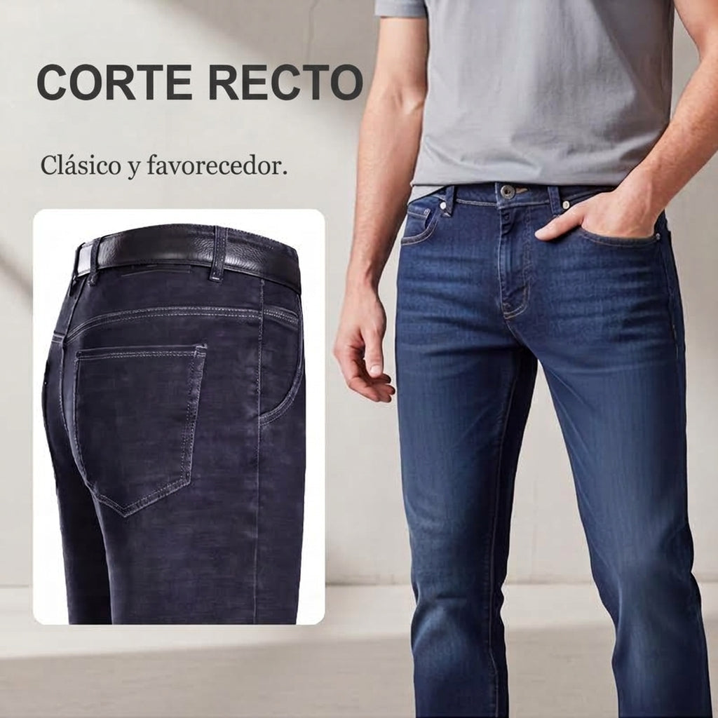Marco vaquero de corte recto