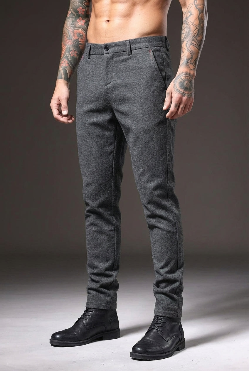 Pantalón Luca slim fit - gris claro