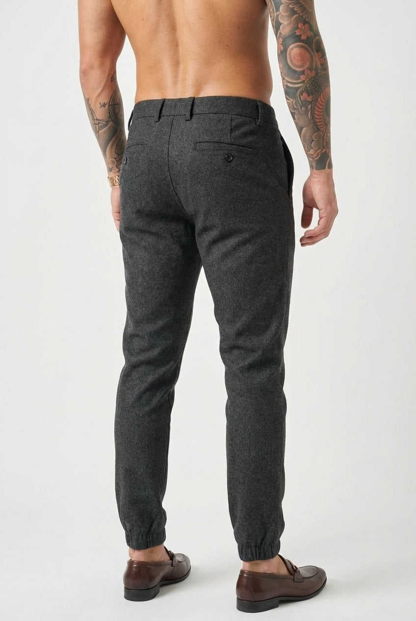 Pantalón Luca slim fit – Negro