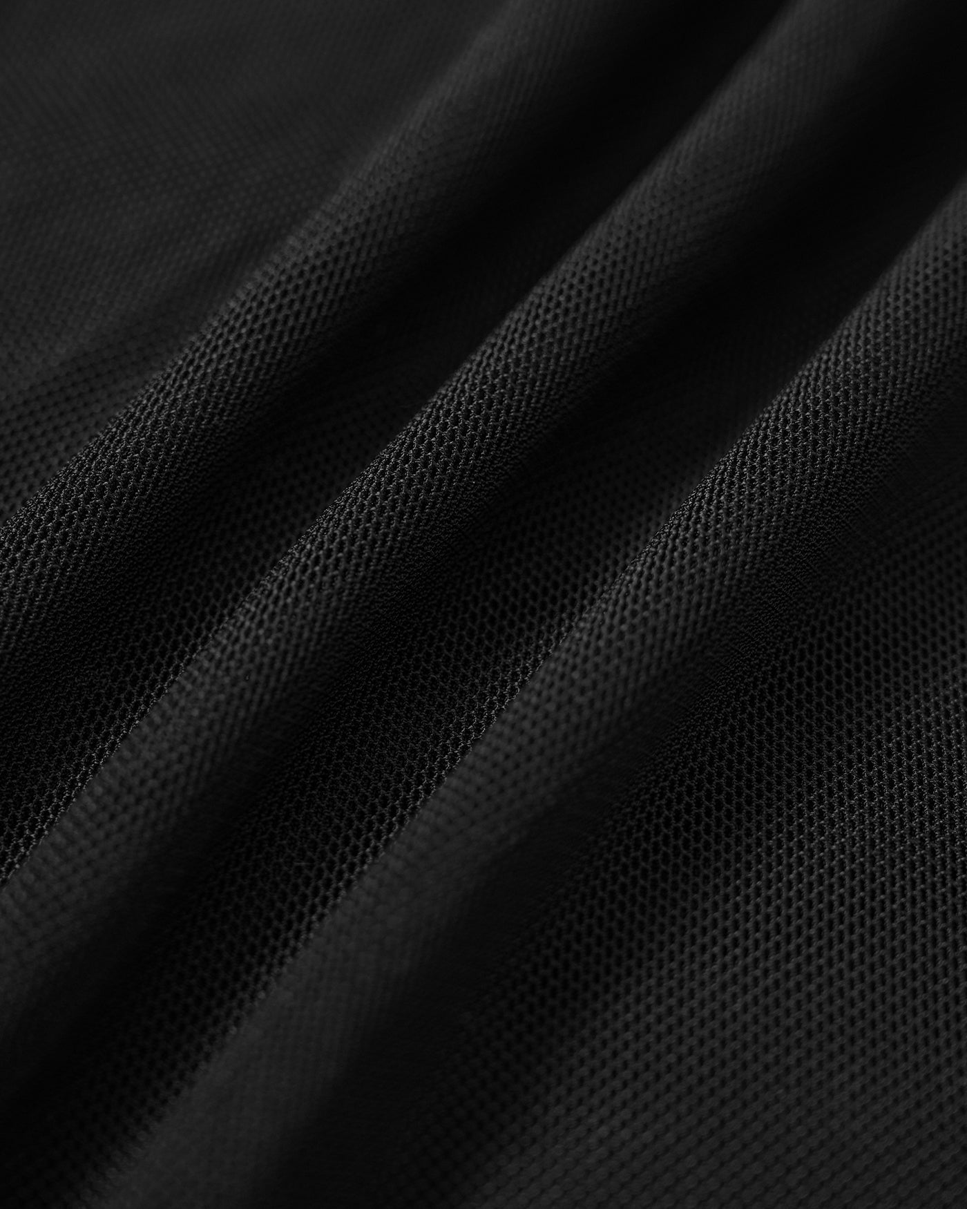 Pareo de Malla con Volantes — Negro
