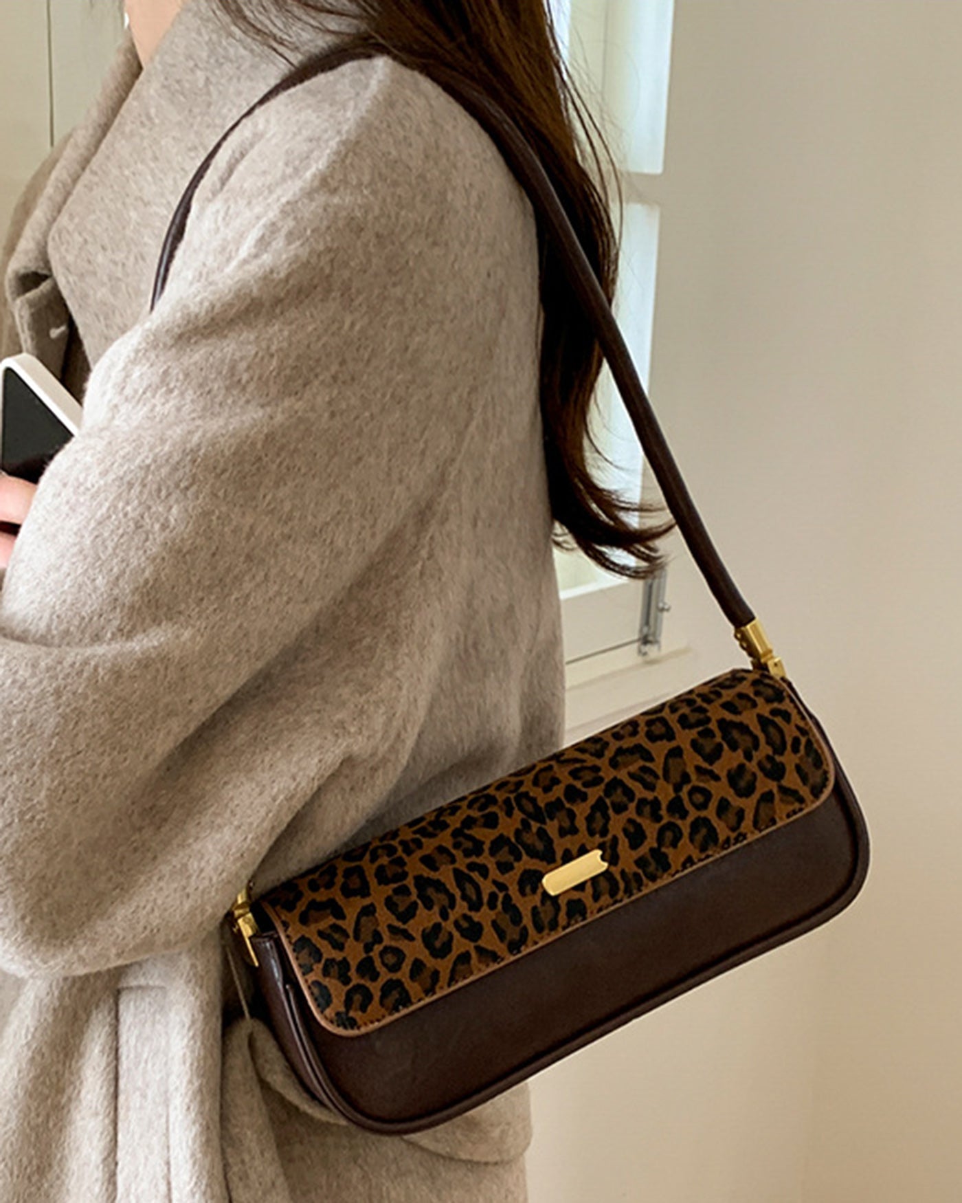 Bolso de Mano — Marrón