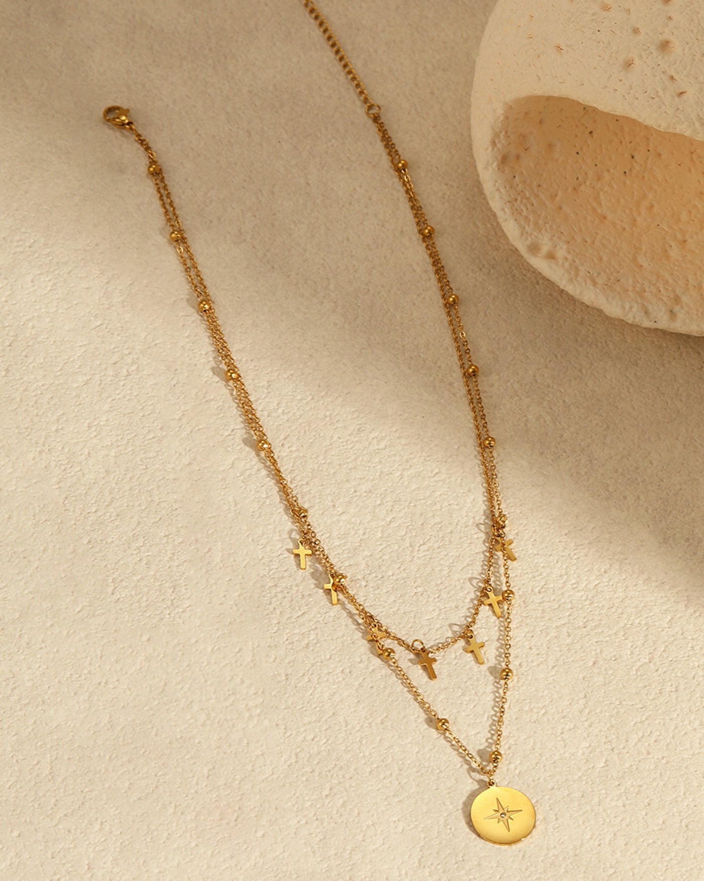 Collar de Acero — Dorado