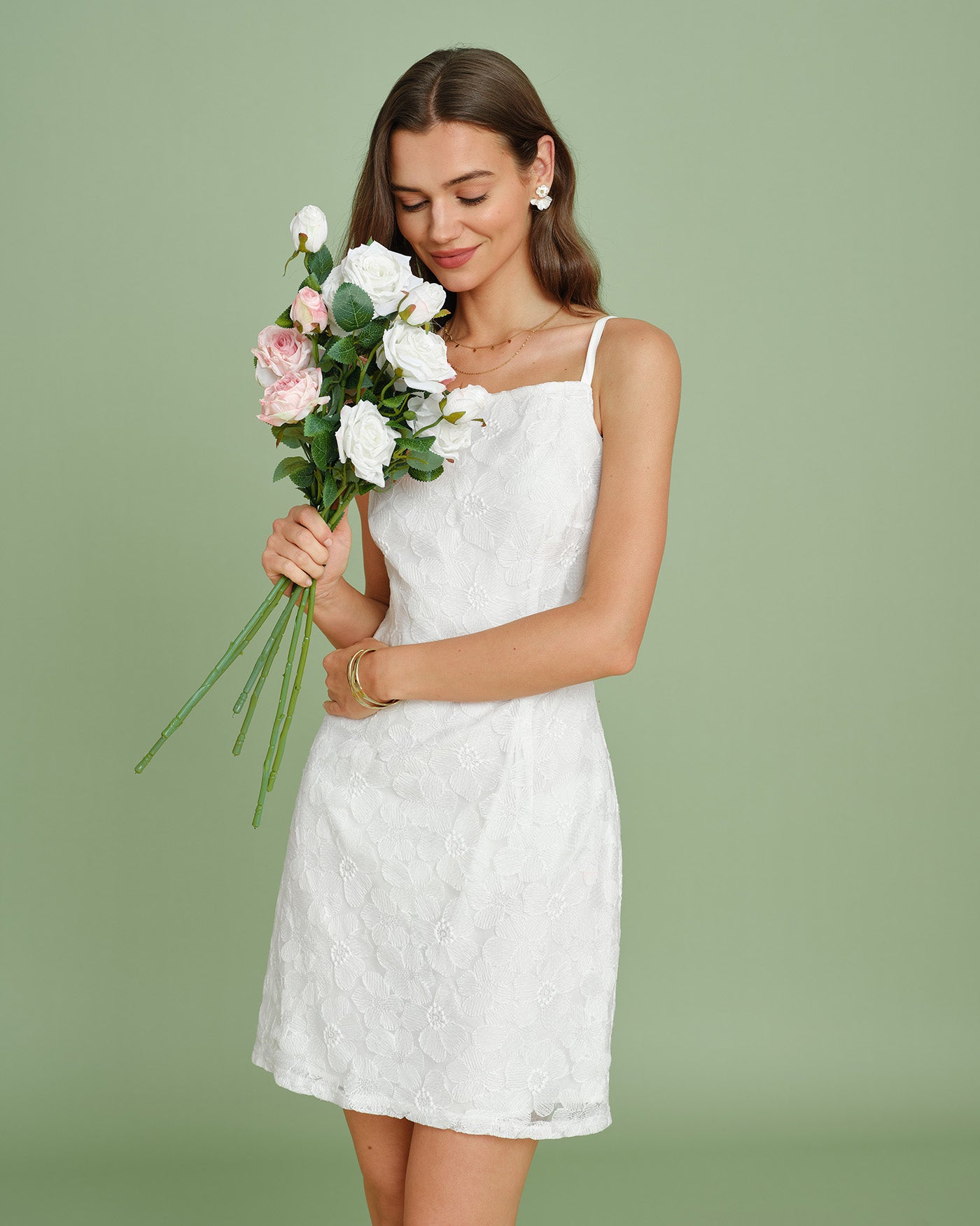 Vestido Mini Lencero Texturizado